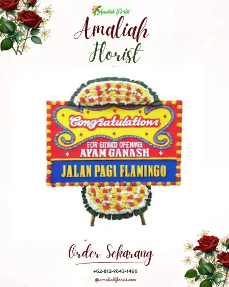 Sewa Papan Bunga Yaro